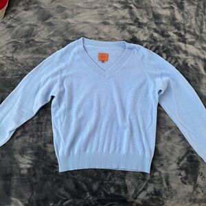 Jamie Haller - V Fave Cashmere Sweater - in baby blue - size small